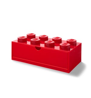 LEGO - 8 KNOBS DESK DRAWER BRIGHT RED (1) ML